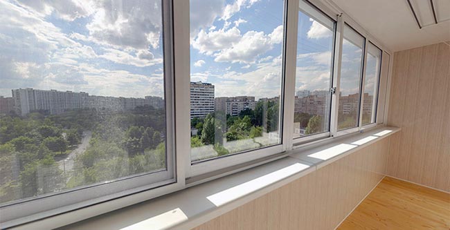 Сколько стоит застеклить балкон 6 метров: остекление пластиком Химки