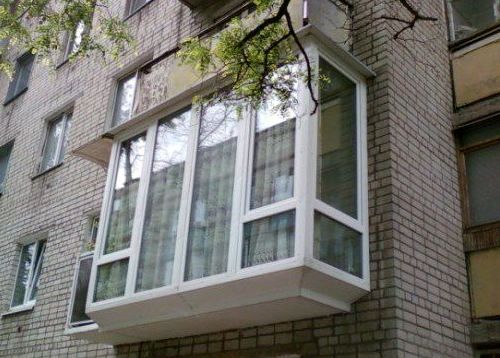 Полное остекление балкона от пола до потолка Химки