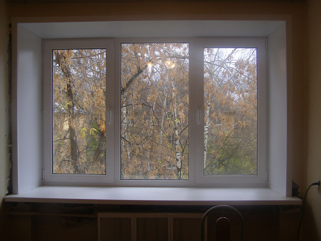 Готовые пластиковые окна для дачи и дома Химки